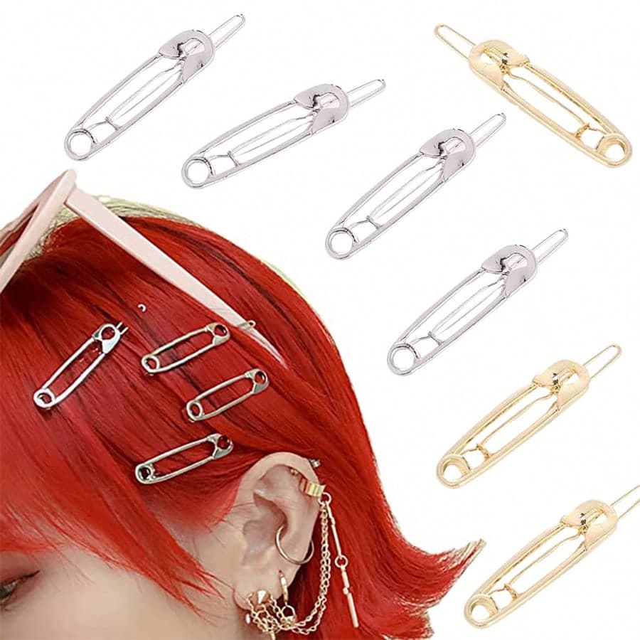 Ensemble de 12 épingles à cheveux gothiques, accessoires pour cheveux gothiques, accessoires gothiques, accessoires alternatifs, épingle de